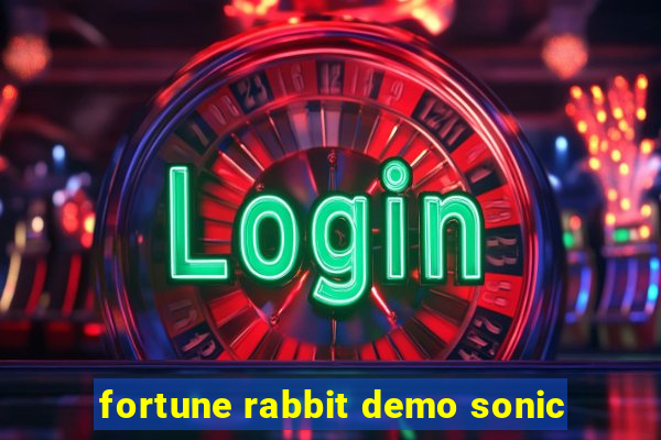 fortune rabbit demo sonic